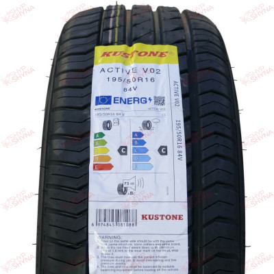 Kustone ACTIVE V02 195/50 R16 84V , зображення № 4