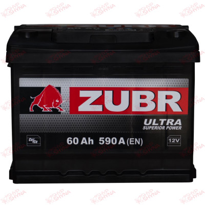 ZUBR Ultra 60AH 600EN плюс ліворуч, зображення №