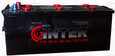 Westa VEGA 190AH 1250EN плюс ліворуч, зображення № 2