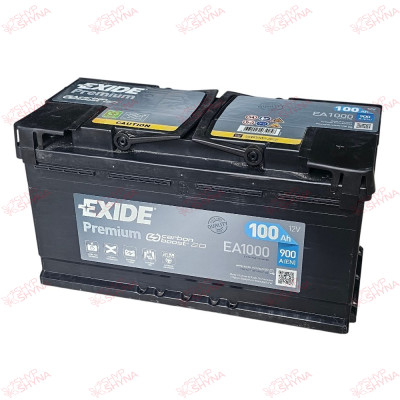 Exide Premium 100AH 900EN плюс праворуч, зображення №
