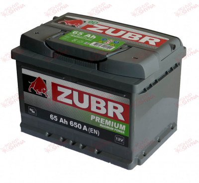 ZUBR Premium 65AH 650EN плюс ліворуч, зображення №
