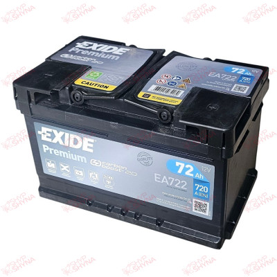 Exide Premium 72AH 720EN плюс праворуч, зображення № 4