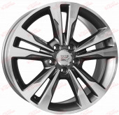 WSP Italy Mercedes (W772) Apollo 7,0 18 5x112 ET46 DIA66,6 Anthracite Polished, зображення №