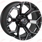 JH Paragon6 8,0 16 6x139,7 ET0 DIA106,1 Matt black, зображення №