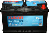 Tudor Start-and-Stop EFB 80AH 800EN плюс праворуч, зображення №