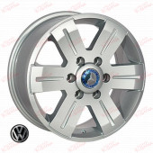 Replica Volkswagen (BK562) 7,0 16 6x130 ET60 DIA84,1 Silver, зображення №