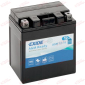 Exide Moto AGM12-14 12AH 210EN плюс ліворуч, зображення №