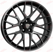 WSP Italy Porsche (W1056) Fuji 9,0 20 5x112 ET26 DIA66,6 Anthracite Polished, зображення №
