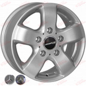 Replica Mercedes (JH-00221) 7,0 15 5x130 ET60 DIA84,1 Silver, зображення №