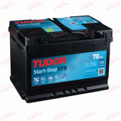 Tudor Start-and-Stop EFB 70AH 760EN плюс праворуч, зображення №