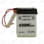 Exide Moto 6N4-2A-4 4AH 35EN плюс ліворуч, зображення №