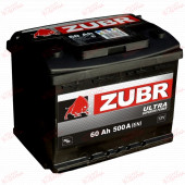 ZUBR Ultra 60AH 500EN плюс праворуч, зображення №