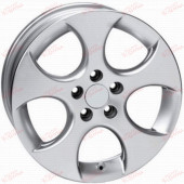 Replica Skoda (A-R163) 7,0 17 5x100 ET40 DIA57,1 Silver, зображення №