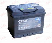 Exide Premium 60AH 600EN плюс ліворуч, зображення №