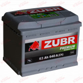 ZUBR Premium 63AH 640EN плюс праворуч, зображення №