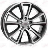 WSP Italy Opel (W2504) Moon 8,0 18 5x105 ET40 DIA56,6 Anthracite Polished, зображення №