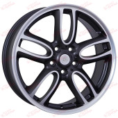 WSP Italy Mini (W1654) Amstel 7,5 19 5x120 ET52 DIA72,6 Dull black polished, зображення №