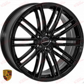 Replica Porshe (JH-1381) 9,5 21 5x112 ET27 DIA66,6 Black, зображення №