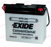 Exide Moto 6N4B-2A 4AH 35EN плюс ліворуч, зображення №