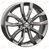 Autec Uteca 7,5 17 5x112 ET36 DIA57,1 Titan silver, зображення №