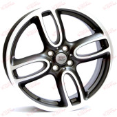 WSP Italy Mini (W1651) Limited Edition 7,0 18 4x100 ET52 DIA56,1 Black polished, зображення №