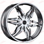 Zyoxx ZX6 8,5 20 5x120 ET35 DIA78,1 Chrome, зображення №