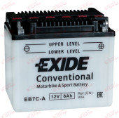 Exide Moto EB7C-A 8AH 90EN плюс праворуч, зображення №