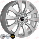 JH 1310 7,0 17 5x120 ET42 DIA67,1 Silver, зображення №