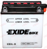 Exide Moto EB5L-B 5AH 65EN плюс праворуч, зображення №