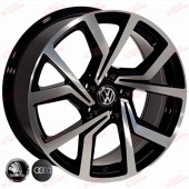 Replica Volkswagen (BK5125) 6,0 14 5x100 ET35 DIA57,1 BP, зображення №