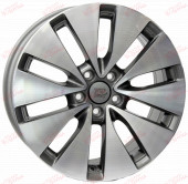 WSP Italy Volkswagen (W461) Ermes 7,5 17 5x112 ET47 DIA57,1 Anthracite Polished, зображення №