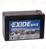 Exide Moto AGM12-7F 7AH 85EN плюс ліворуч, зображення №