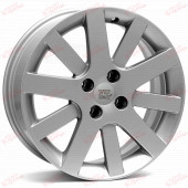 WSP Italy Peugeot (W850) Lyon 7,0 17 4x108 ET28 DIA65,1 Silver, зображення №