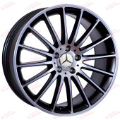 WSP Italy Mercedes (W773) Shanghai 9,5 19 5x112 ET48 DIA66,6 Dull black full polished, зображення №