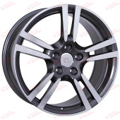 WSP Italy Porsche (W1054) Saturn 9,5 21 5x130 ET53 DIA71,6 Anthracite Polished, зображення №