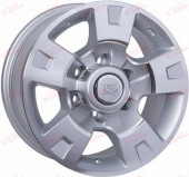 WSP Italy Nissan (W1808) Salina 4x4 8,0 16 6x139,7 ET10 DIA110,1 Silver Polished, зображення №