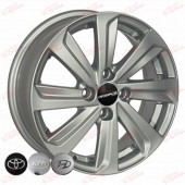 Replica Hyundai (BK736) 5,5 15 4x100 ET45 DIA54,1 Silver, зображення №