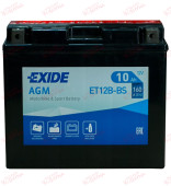 Exide Moto ET12B-BS 10AH 160EN плюс ліворуч, зображення №