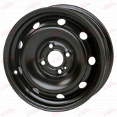 КрКЗ Renault 6,0 15 4x100 ET50 DIA60,1 Black, зображення №