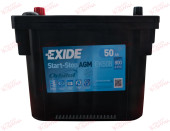 Exide Start-and-Stop AGM 50AH 800EN плюс праворуч, зображення №