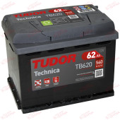 Tudor TECHNICA 62AH 540EN плюс ліворуч, зображення №