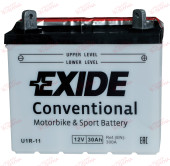 Exide Moto U1R-11 30AH 300EN плюс праворуч, зображення №