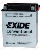 Exide Moto EB14L-B2 14AH 145EN плюс праворуч, зображення №