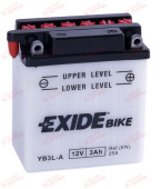 Exide Moto EB3L-A/YB3L-A 3AH 25EN плюс праворуч, зображення №
