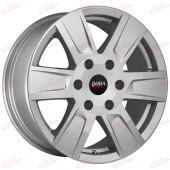 Disla Cyclone 7,5 17 5x130 ET50 DIA71,6 Silver, зображення №