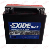 Exide Moto ETX14-BS/YTX14-BS 12AH 200EN плюс ліворуч, зображення №