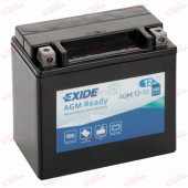 Exide Moto AGM12-12 12AH 200EN плюс ліворуч, зображення №