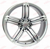 WSP Italy Audi (W560) Pompei 9,0 20 5x112 ET29 DIA66,6 Silver, зображення №