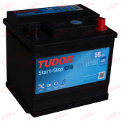 Tudor Start-and-Stop EFB 55AH 540EN плюс праворуч, зображення №