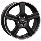 Autec Ionik 6,5 16 5x108 ET50 DIA63,3 Matt black polished, зображення №